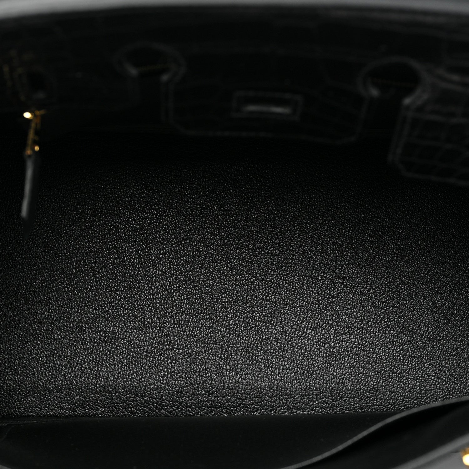 Hermes Togo Matte Alligator Birkin Touch 25 Black 5 of 7