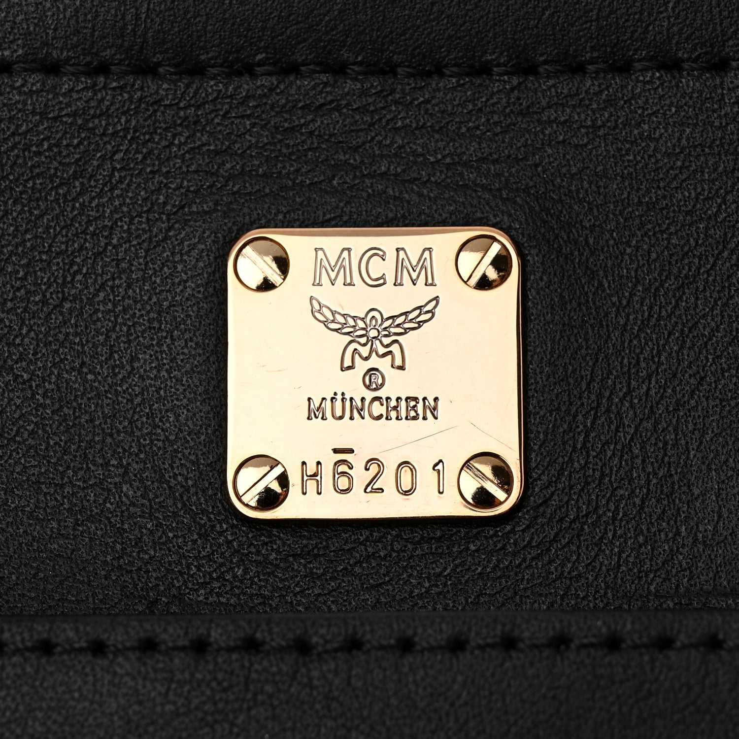 MCM Odeon Claudia Studs Crossbody Bag Black 6 of 9