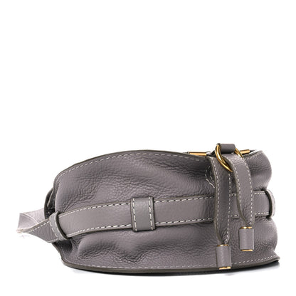 Chloe Calfskin Mini Marcie Round Crossbody Bag Cashmere Grey 4 of 13