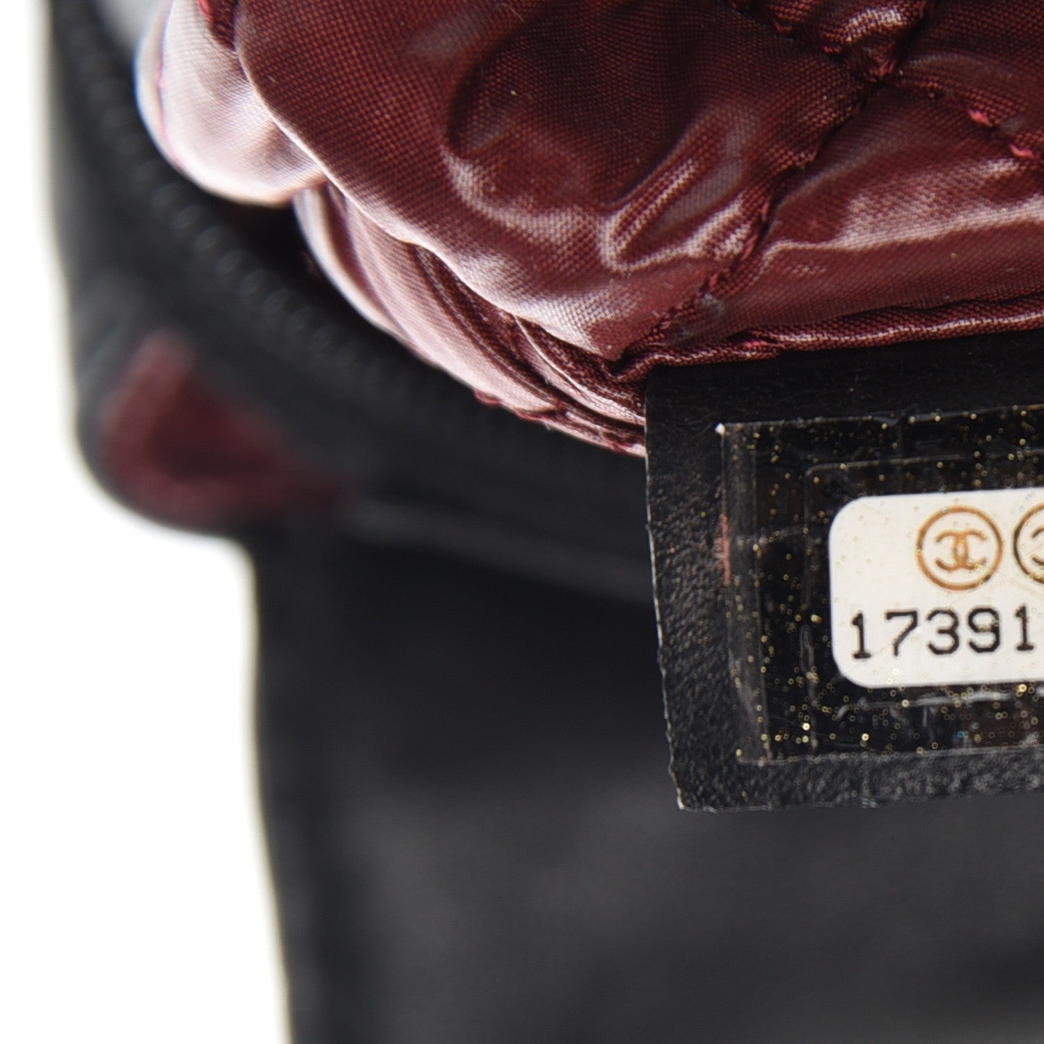 Chanel Lambskin Quilted Flap Cosmetic Case Black 7 of 8