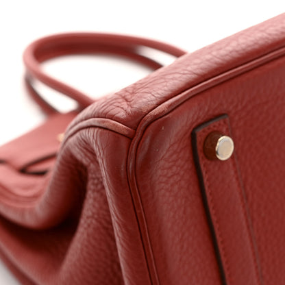 Hermes Taurillon Clemence Birkin 35 Brique 9 of 12