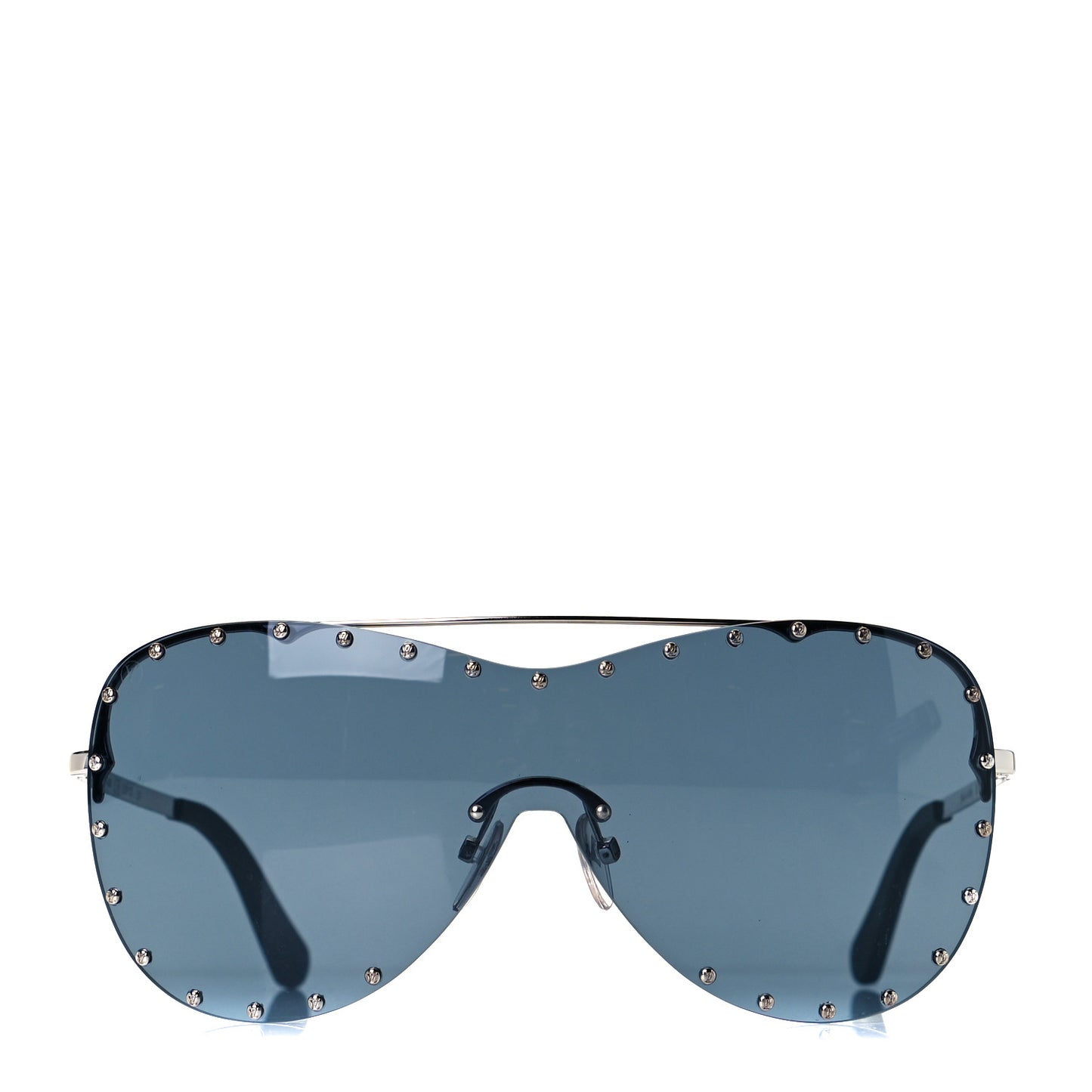 Metal The Party Shield Sunglasses Z1056W Black