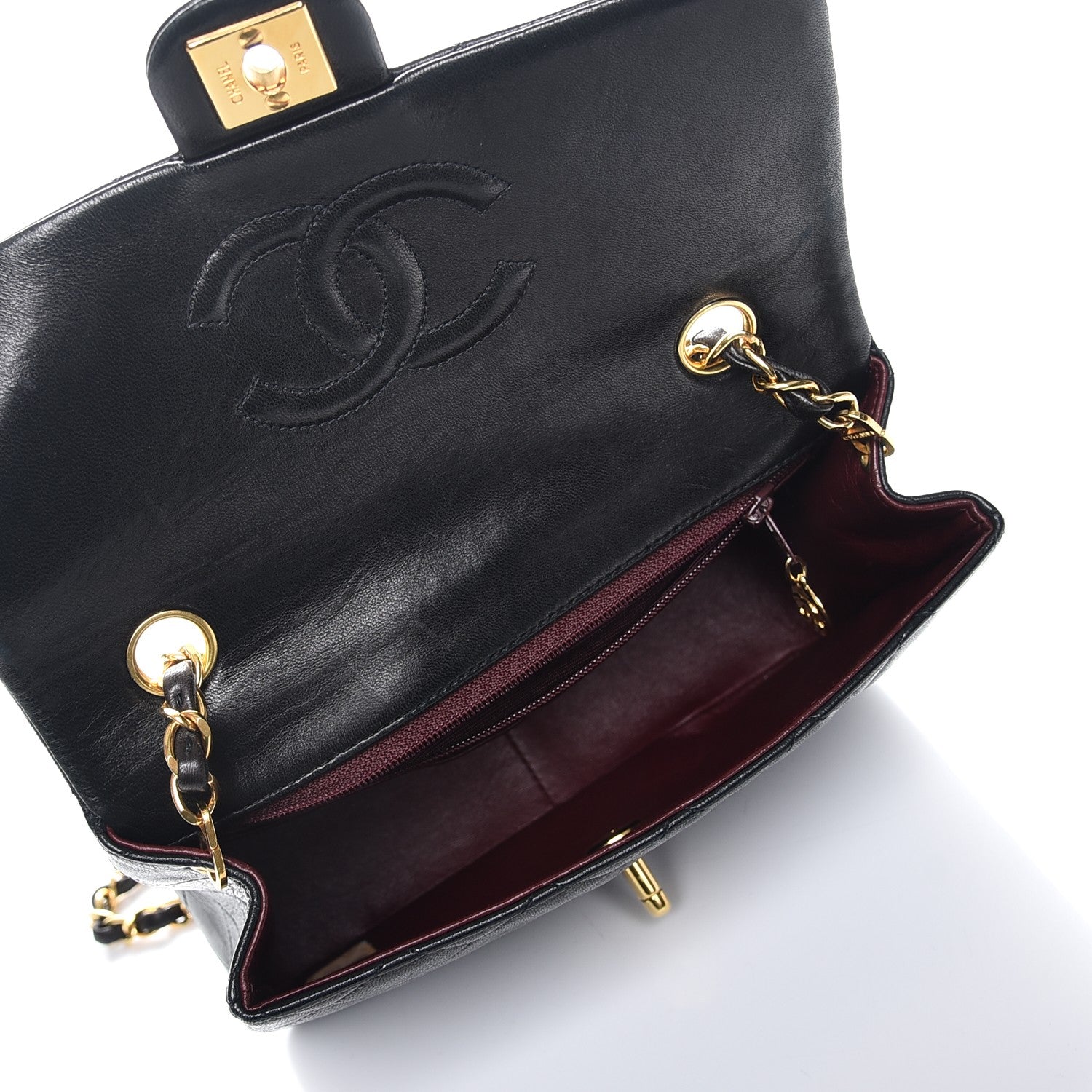 Chanel Lambskin Quilted Small Flap Black 5 of 8