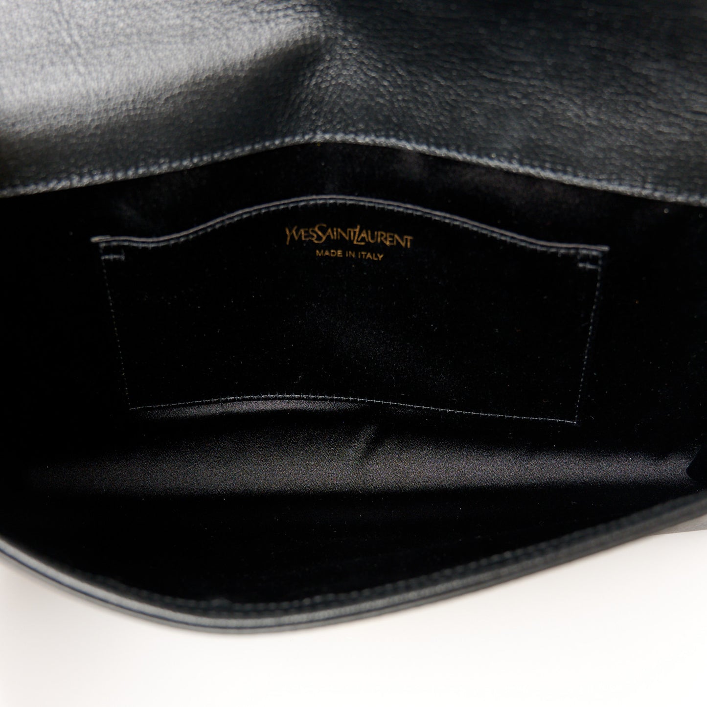 Calfskin Monogram Large Belle De Jour Clutch Black
