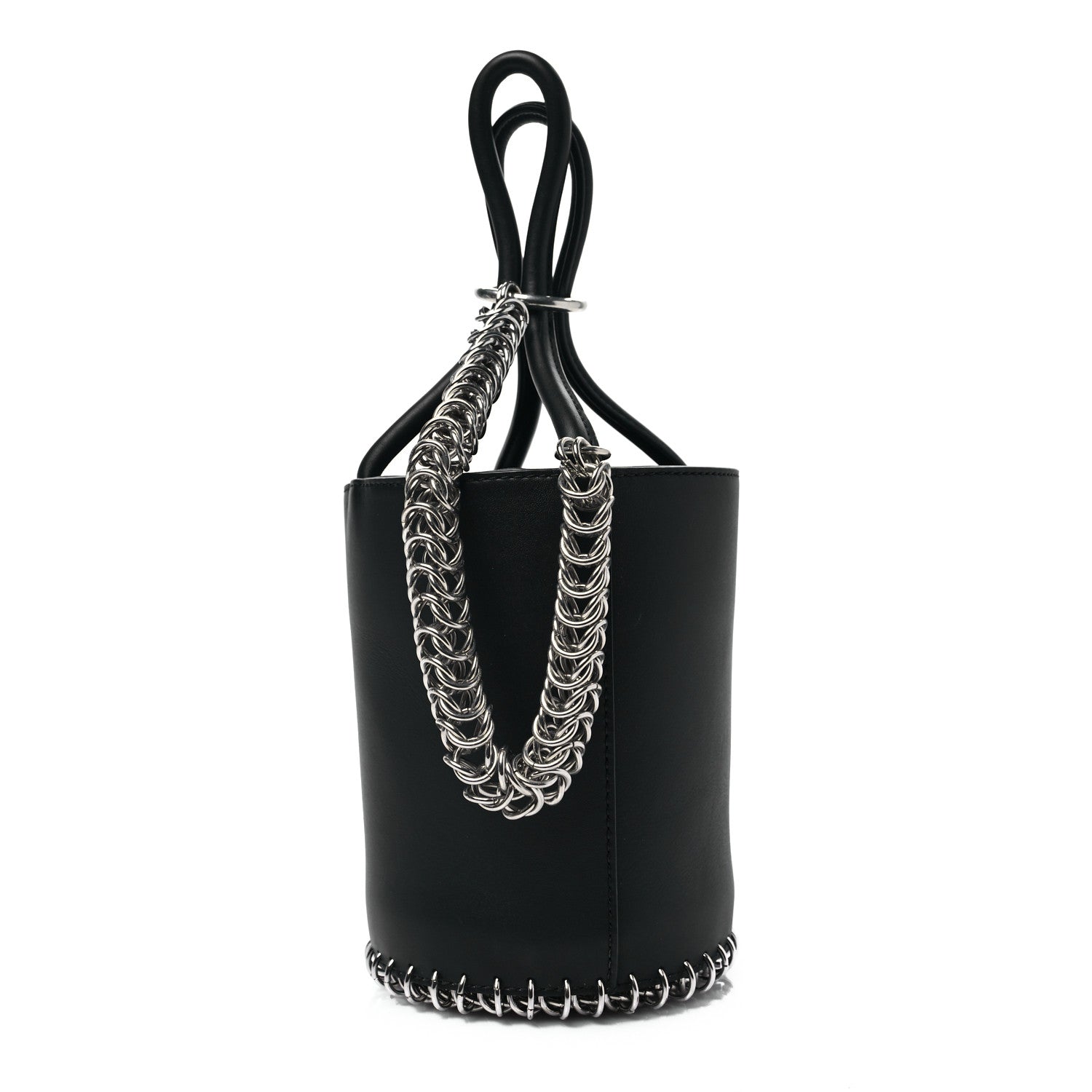 Alexander Wang Smooth Calfskin Roxy Bucket Bag Black 1 of 6