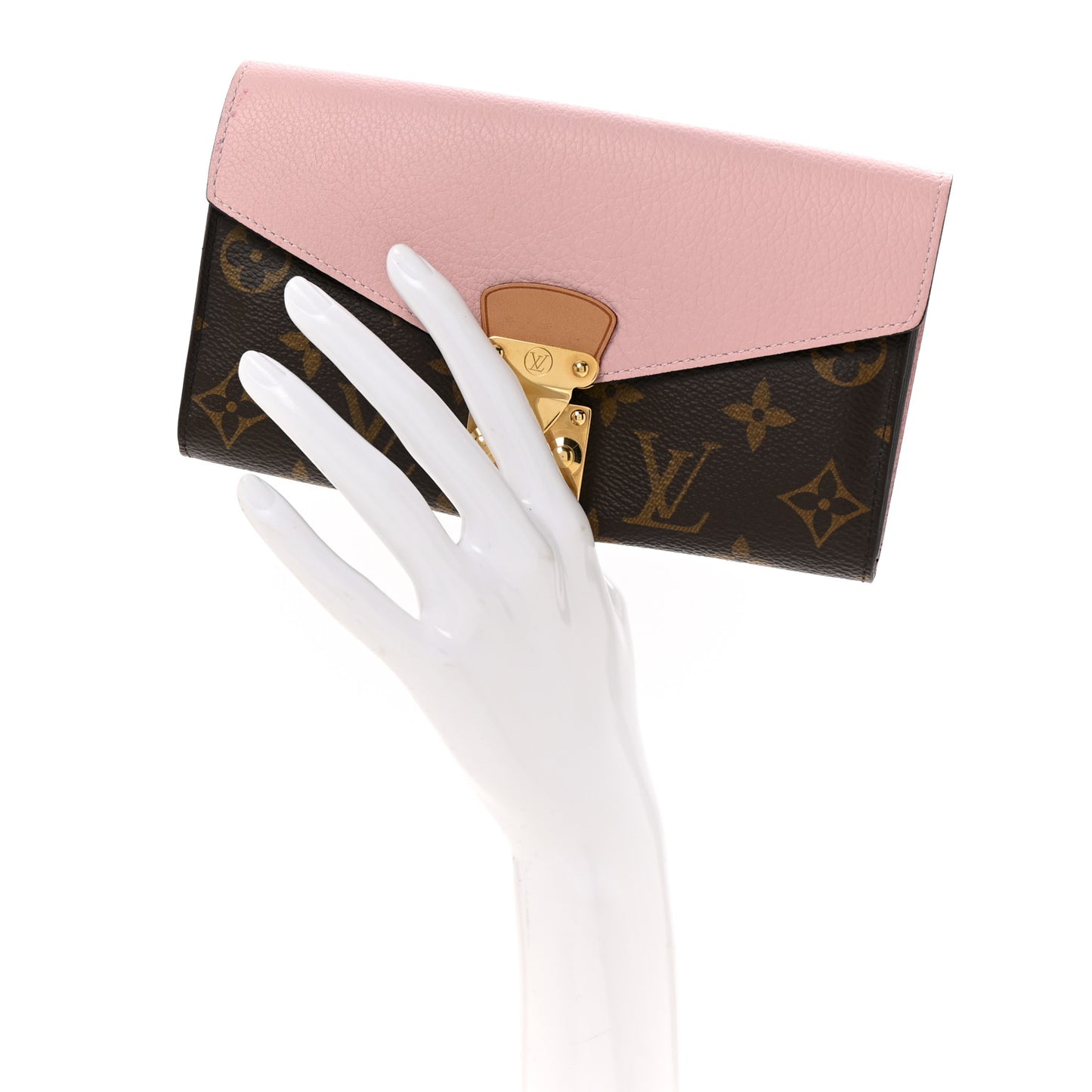 Monogram Pallas Wallet Rose Ballerine
