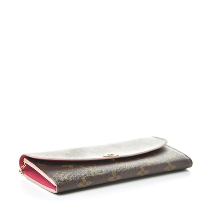 Louis Vuitton Monogram Bloom Flower Emilie Wallet 4 of 14