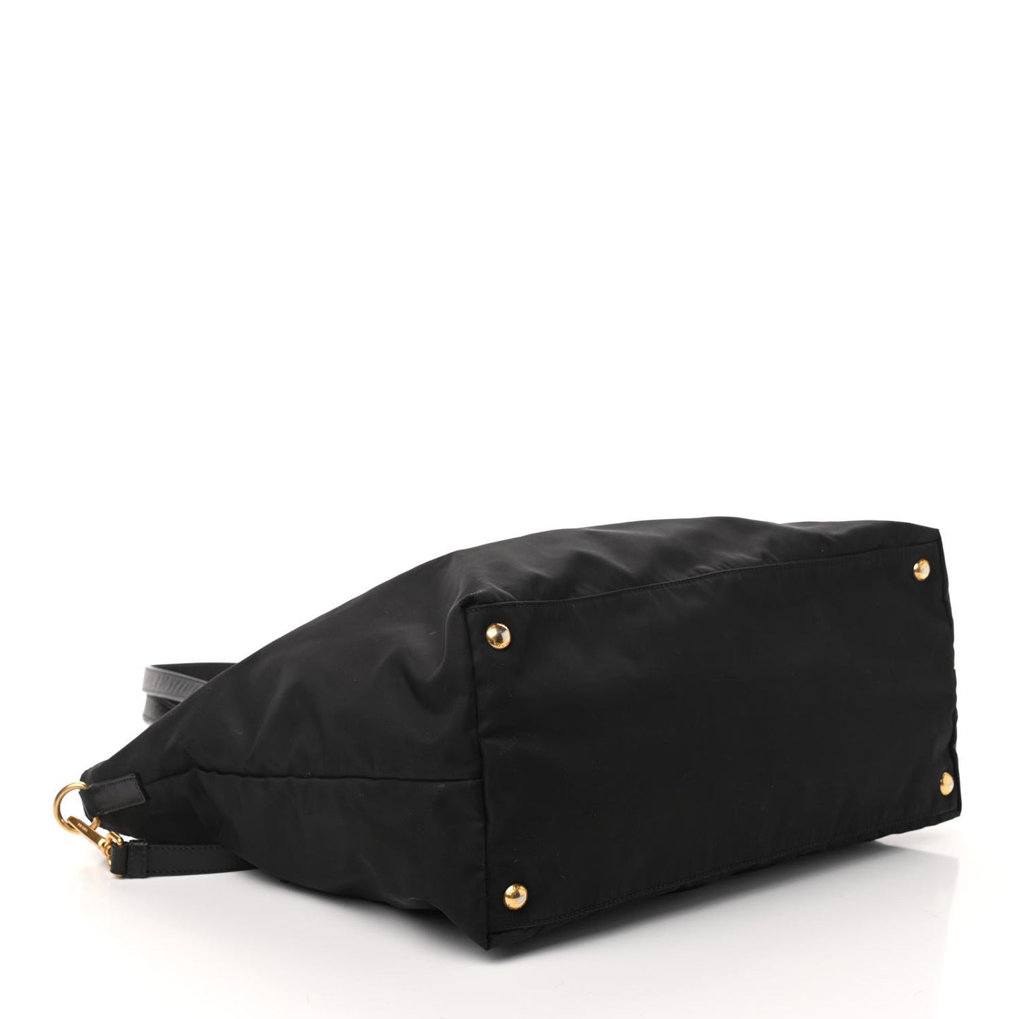 Tessuto Nylon Saffiano Tote Black