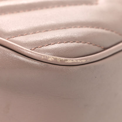 Gucci Calfskin Matelasse Small GG Marmont Chain Shoulder Bag Porcelain Rose 12 of 12