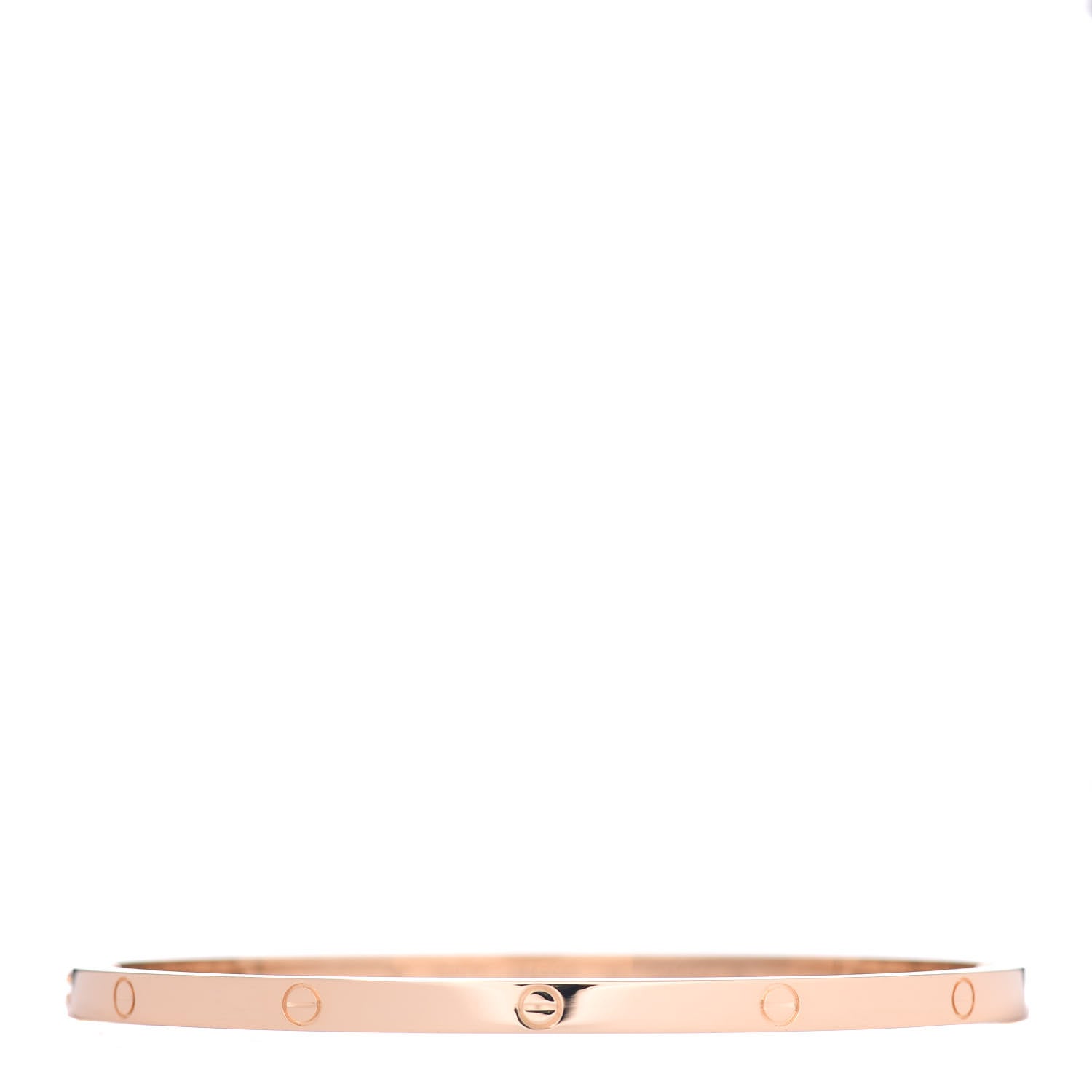 Cartier 18K Yellow Gold Small LOVE Bracelet 19 1 of 5