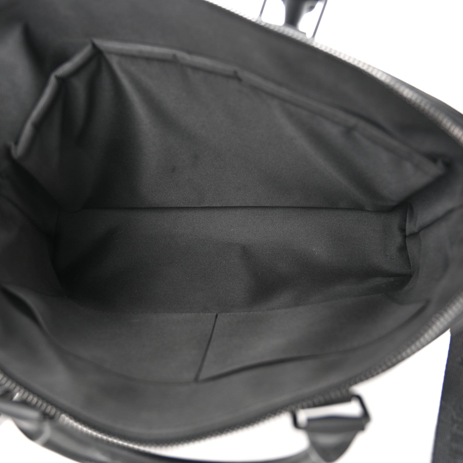 Louis Vuitton Calfskin Aerogram Takeoff Briefcase Black 5 of 11