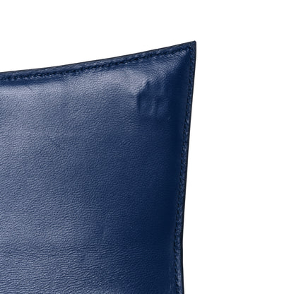 Balenciaga Shiny Calfskin Crocodile Embossed Small Hourglass Top Handle Bag Navy 13 of 14