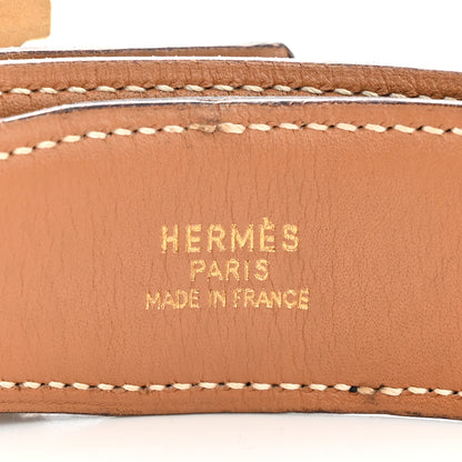 Hermes Box Chamonix 32mm H Belt 80 32 Black Gold 3 of 6