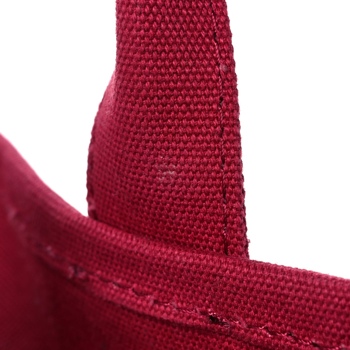 Cotton Canvas Mini The Traveler Tote Bag Raspberry