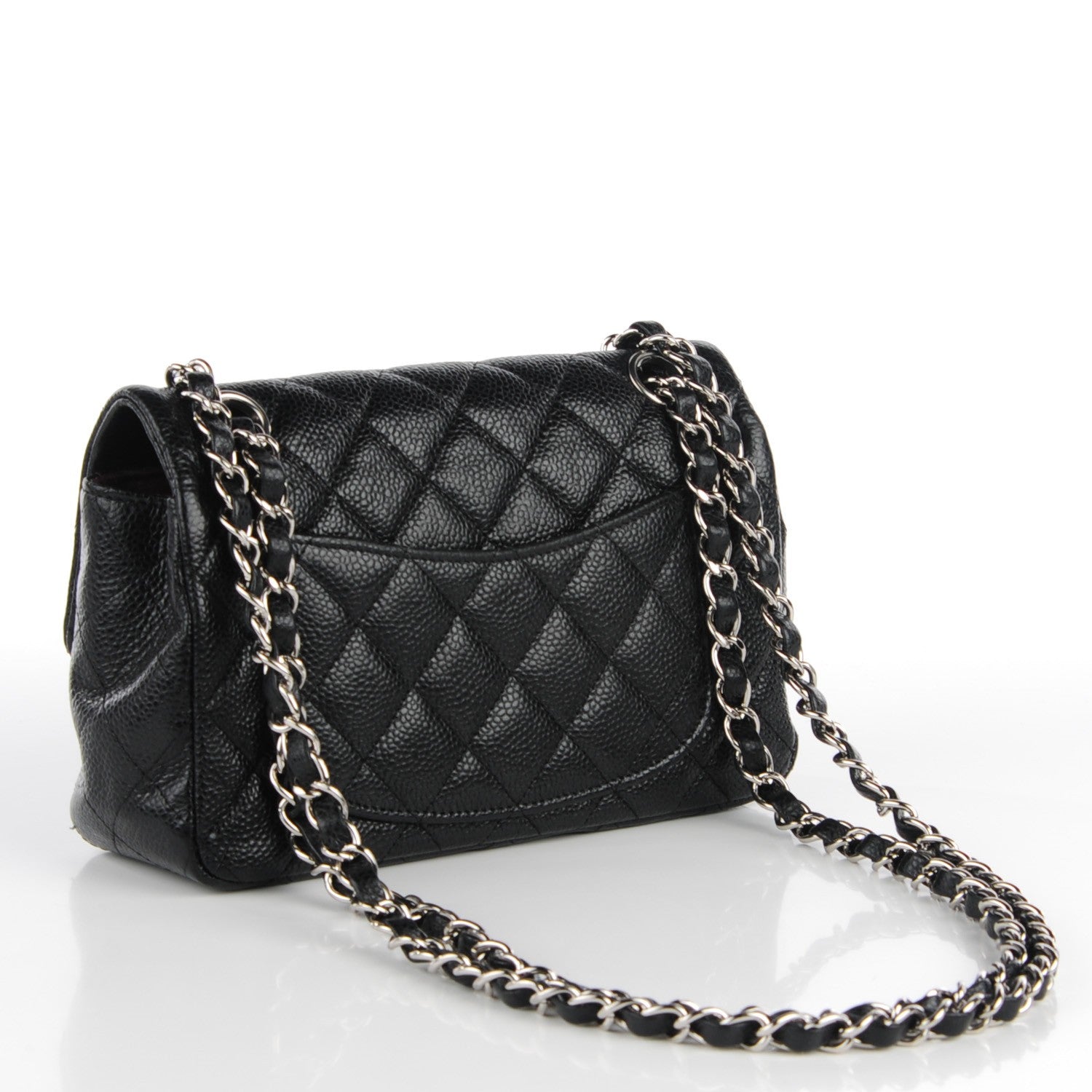 Chanel Caviar Quilted Mini Rectangular Flap Black 3 of 9