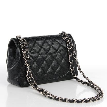Chanel Caviar Quilted Mini Rectangular Flap Black 3 of 9