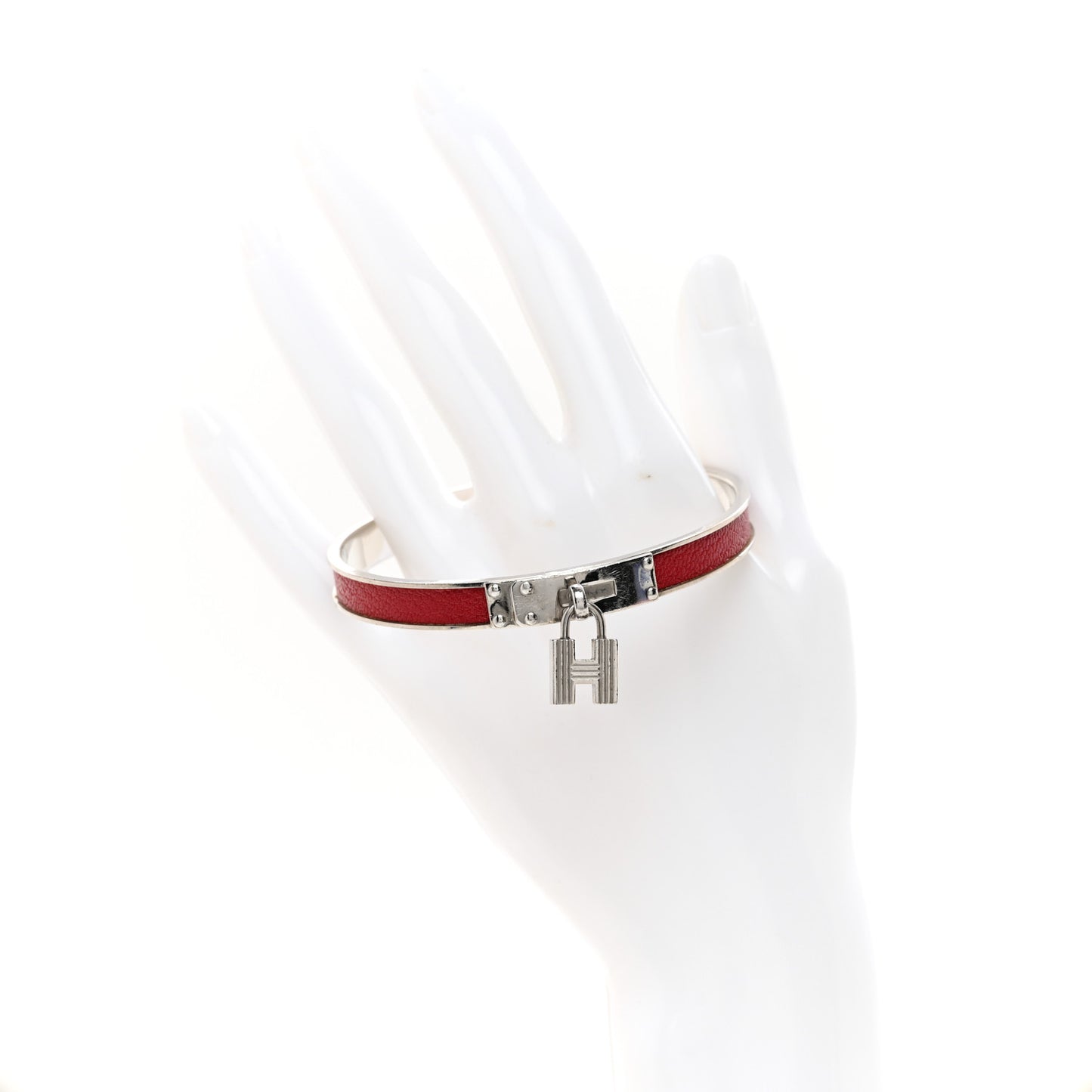 Chevre de Coromandel Kelly H Cadena Bracelet Rouge