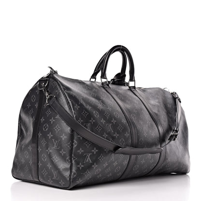 Louis Vuitton Monogram Eclipse Keepall Bandouliere 55 3 of 9