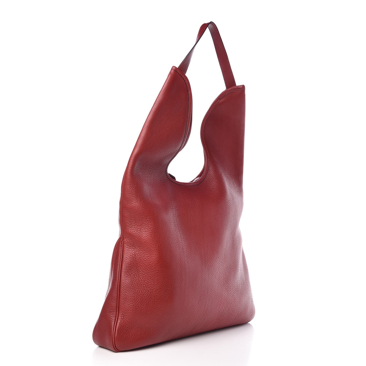 Hermes Taurillon Clemence Massai GM Rouge Garance 3 of 10