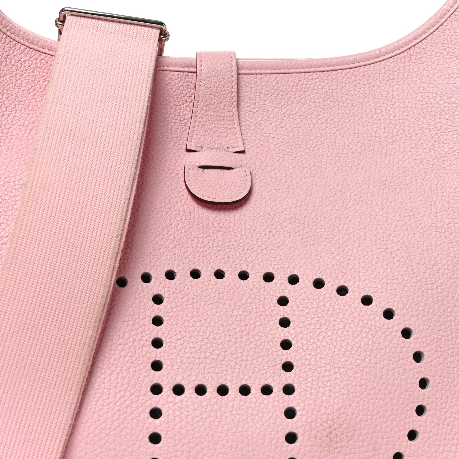 Hermes Taurillon Clemence Evelyne III GM Rose Sakura 7 of 9