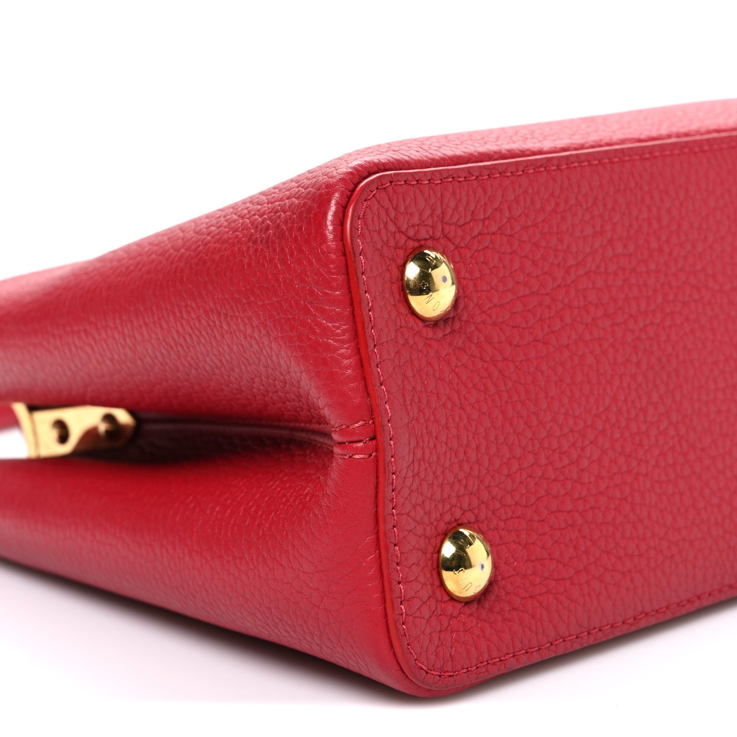 Louis Vuitton Taurillon Capucines PM Rubis 9 of 10