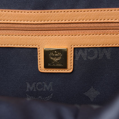 MCM Visetos Studded Medium Stark M Backpack Cognac 6 of 8
