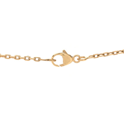 Hermes Gold Plated Lacquered Eileen Pendant Necklace Orange Fonce 5 of 6