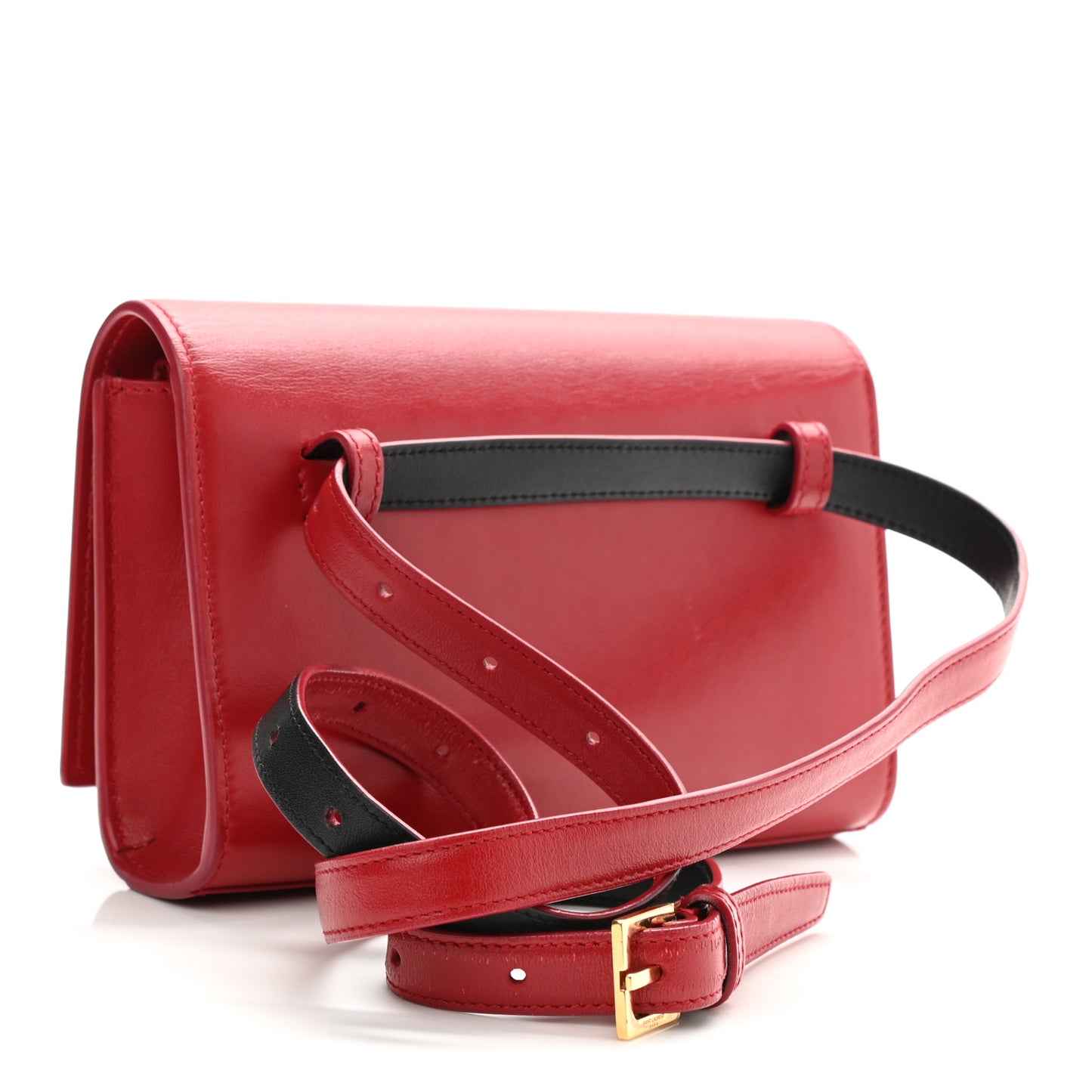 Smooth Calfskin Monogram Kate Belt Bag Red