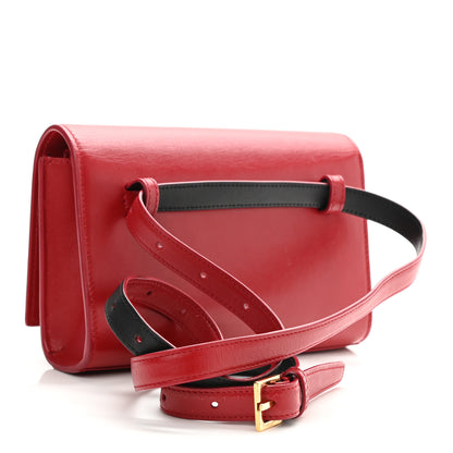 Saint Laurent Smooth Calfskin Monogram Kate Belt Bag Red 3 of 9