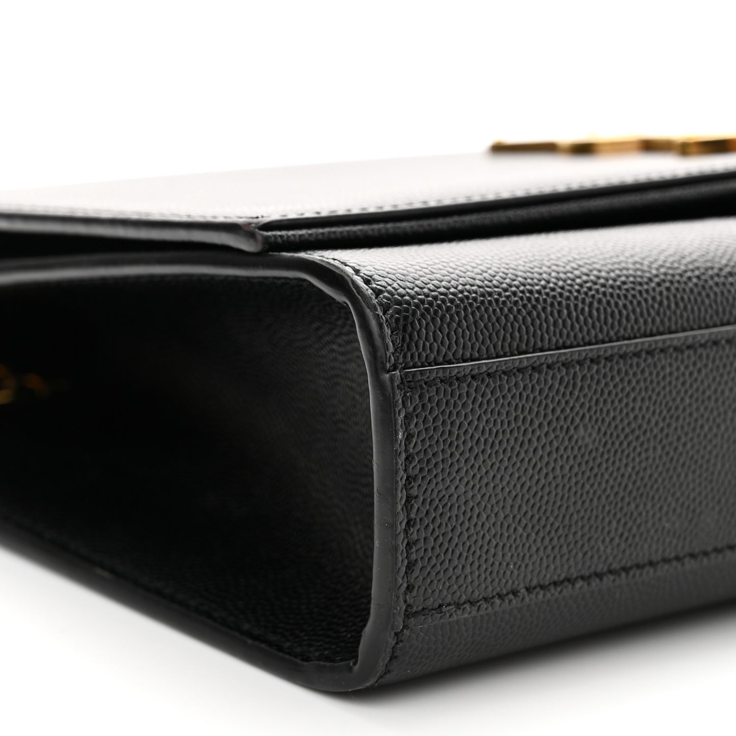 Grain De Poudre Classic Monogram Kate Tassel Chain Wallet Black