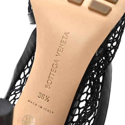 Bottega Veneta Mesh Nappa Chunky Chain Sandals 36.5 Black 7 of 12