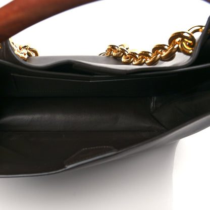 Bottega Veneta Calfskin Wood Mount Fondant 6 of 15