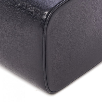 Chanel Caviar CC Vanity Train Case Black 5 of 10