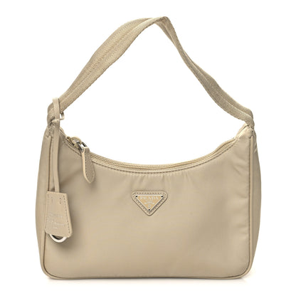 Prada Re-Nylon Saffiano Mini Re-Edition 2000 Bag Deserto 1 of 9