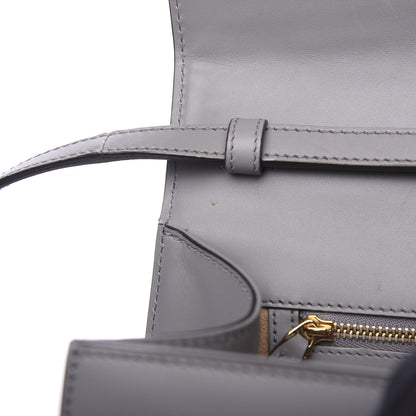 Gucci Calfskin Emboridered Medium Sylvie Top Handle Bag Deep Grey Multicolor 8 of 13