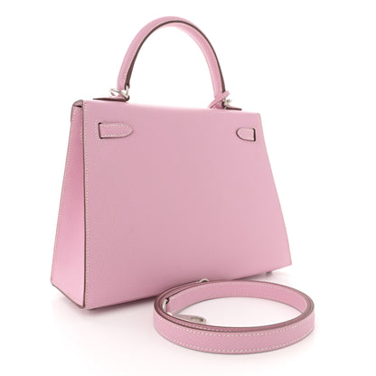 Hermes Epsom Horseshoe Kelly Sellier 25 Mauve Sylvestre Rose Mexico 3 of 11