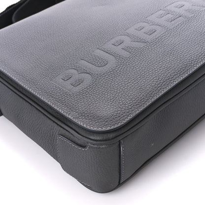 Burberry Calfskin Logo Messenger Charcoal Grey 12 of 13