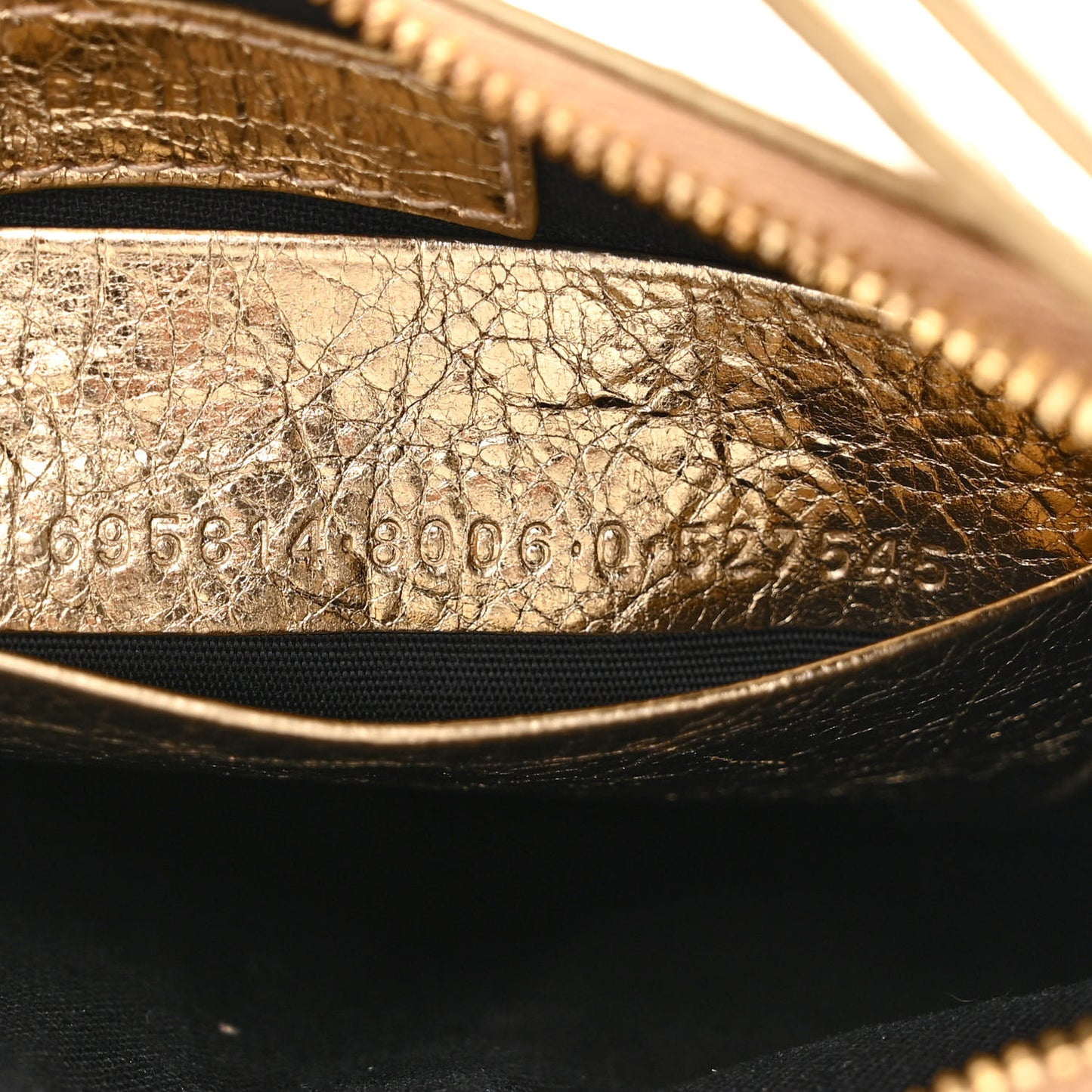 Metallic Arena Agneau Crystal Le Cagole Mini Purse With Chain Light Gold