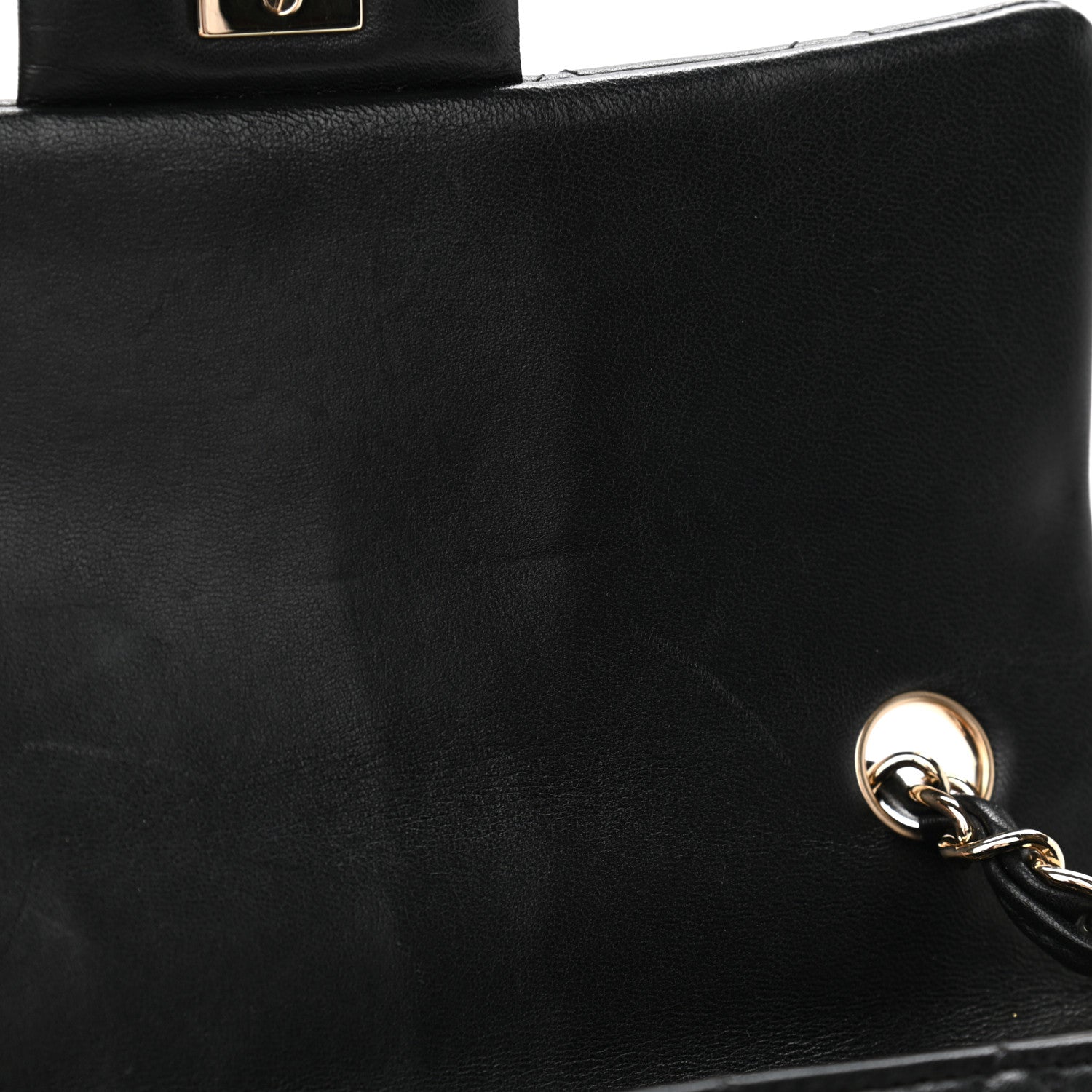 Chanel Lambskin Quilted Mini Rectangular Flap Black 11 of 12