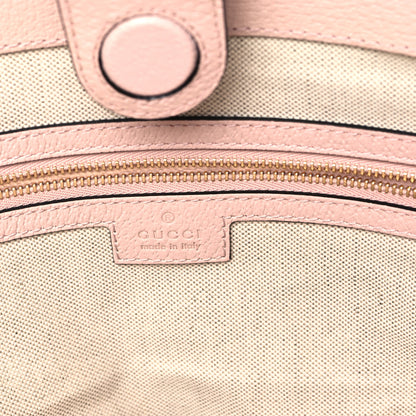 Gucci Monogram Jumbo GG Textured Dollar Calfskin Medium Ophidia Shopping Tote Beige Perfect Pink 6 of 12
