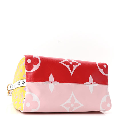 Louis Vuitton Monogram Giant Speedy Bandouliere 30 Rouge 4 of 9