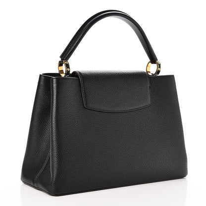 Louis Vuitton Taurillon Capucines MM Black 3 of 7