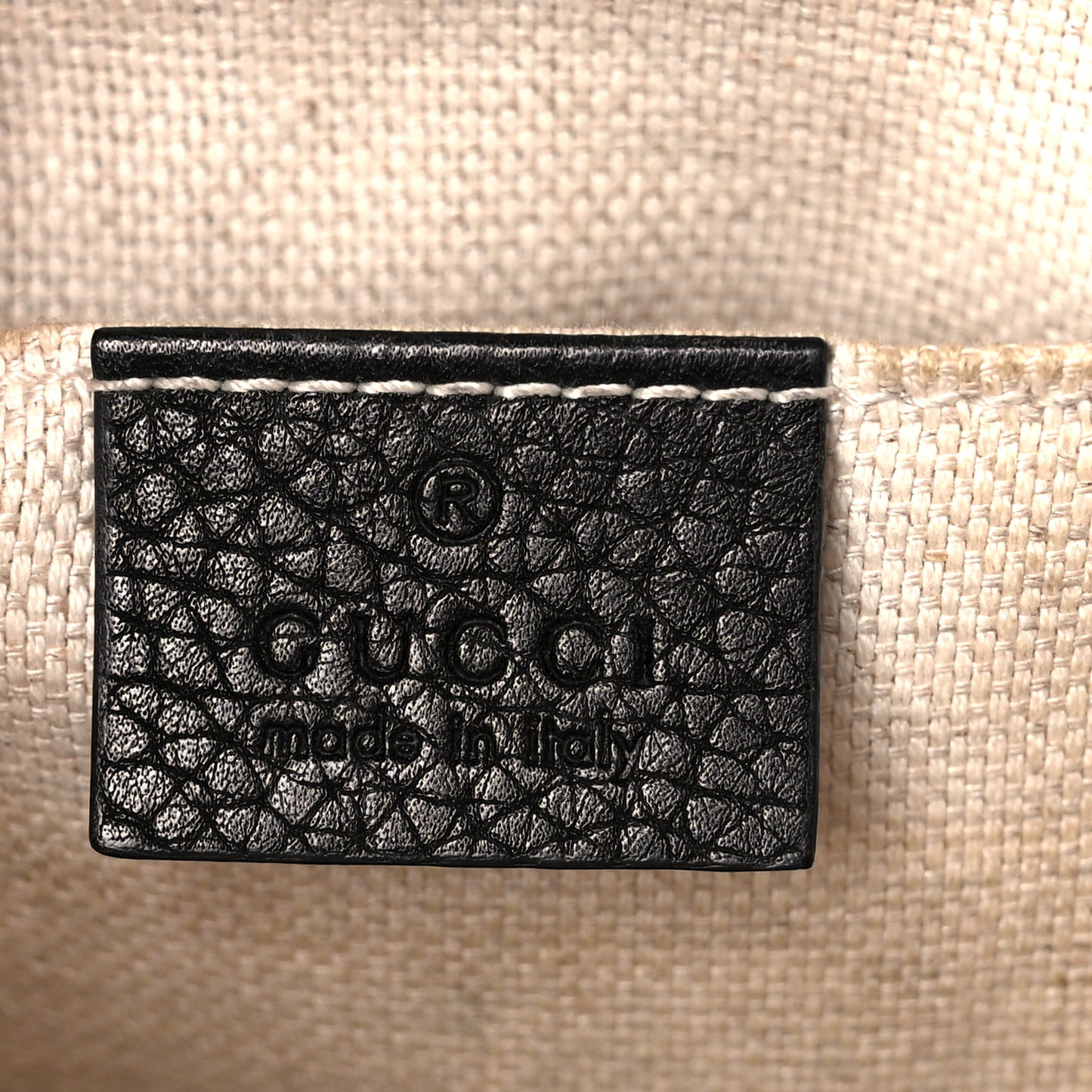 Pebbled Calfskin Small Soho Disco Bag Black