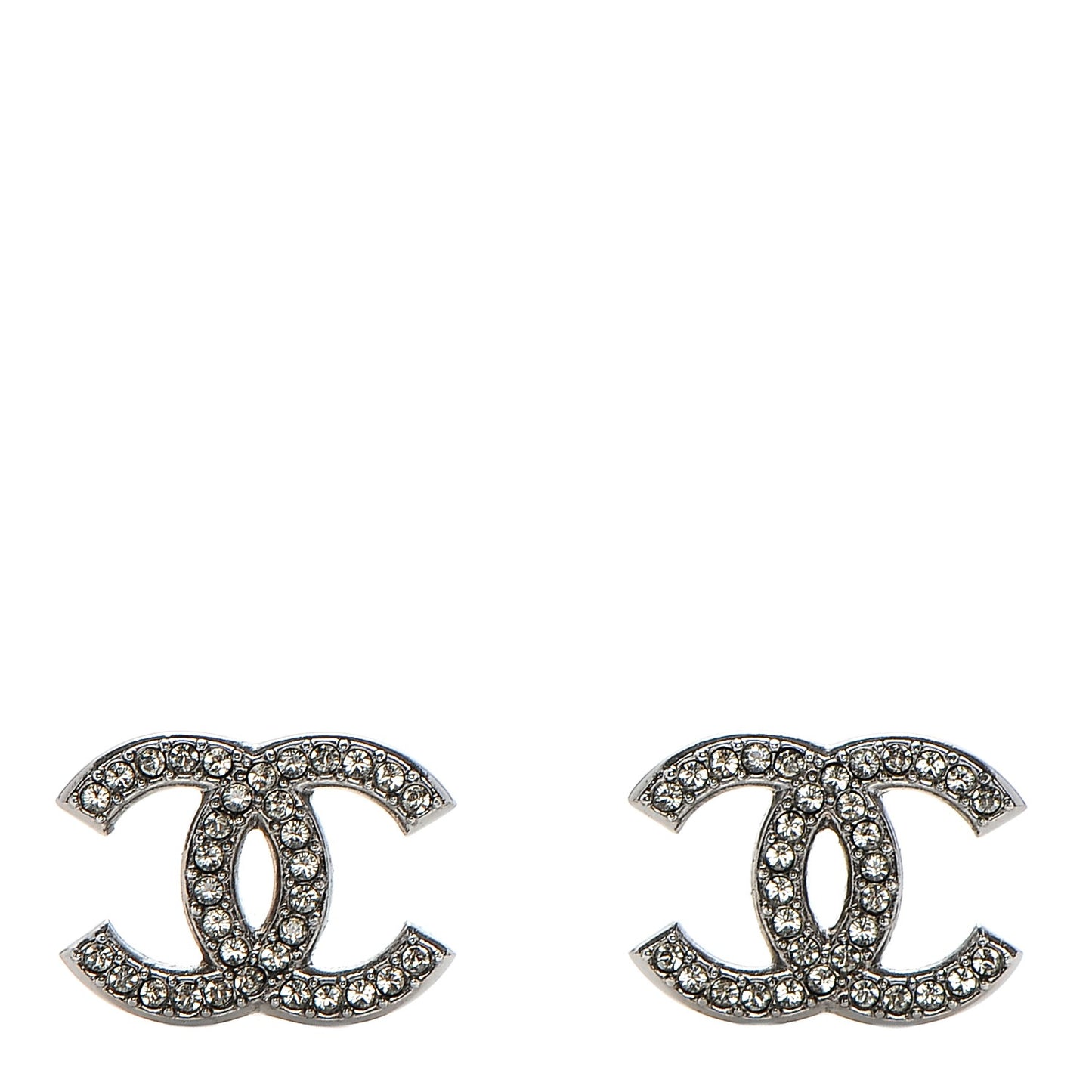 Ruthenium Crystal CC Earrings