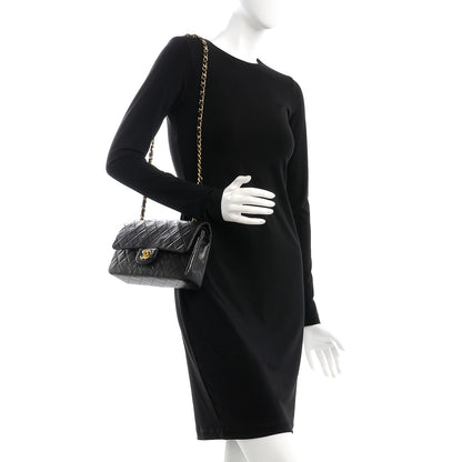 Chanel Lambskin Quilted Small Double Flap Black 2 of 8