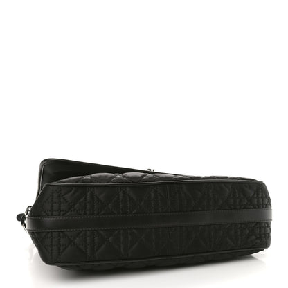 Christian Dior Nylon Cannage Charming Lock Messenger Bag Black 4 of 9