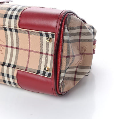 Burberry Haymarket Check Colours Small Gladstone Military Red 10 of 10