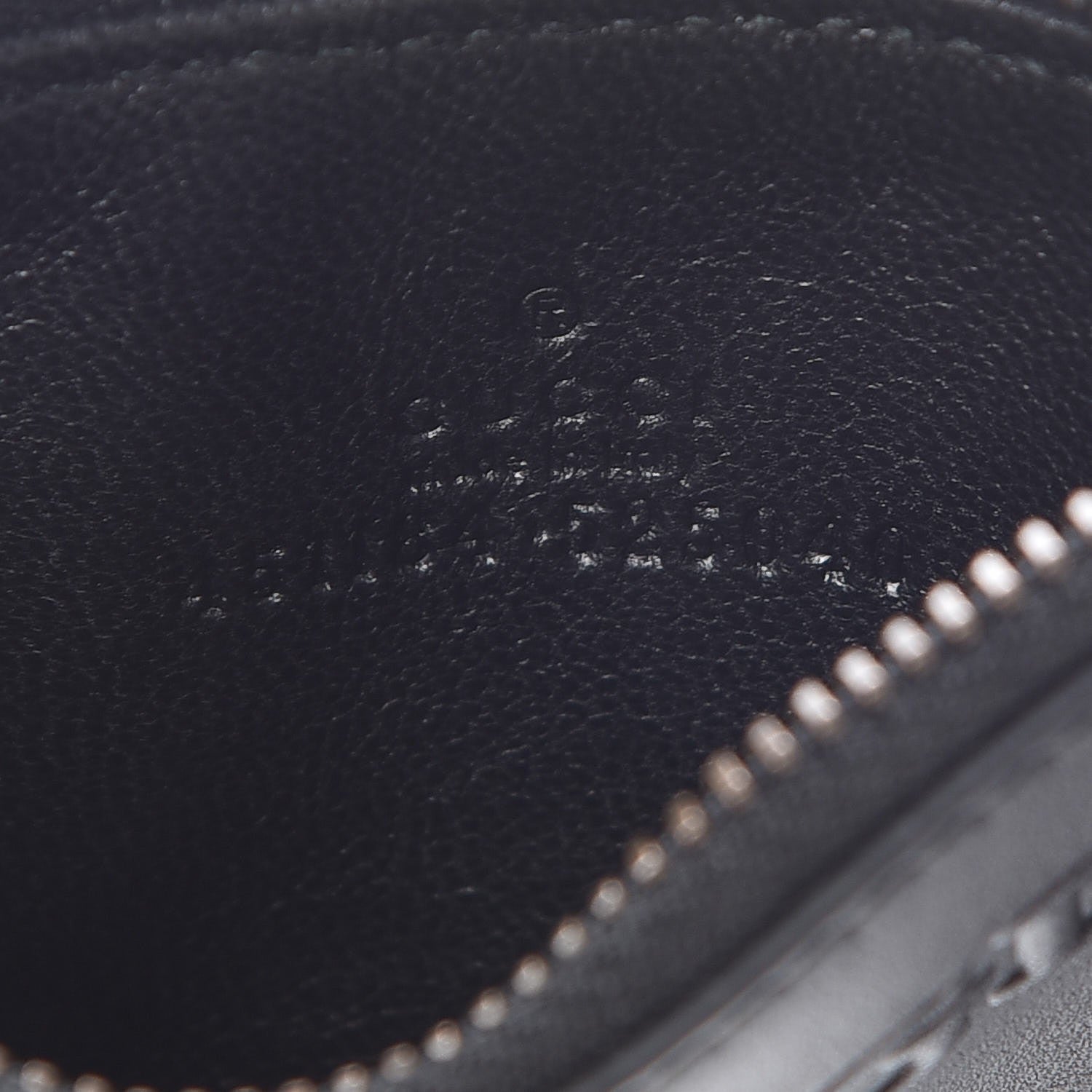 Gucci Calfskin L'Aveugle Par Amour Embossed Coin Case Card Holder Black 6 of 16