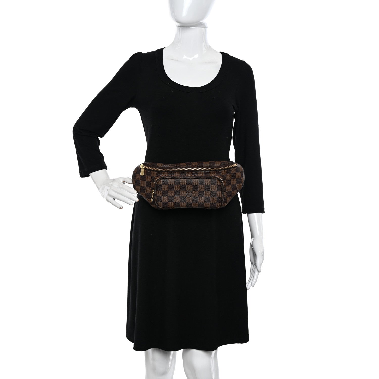 Louis Vuitton Damier Ebene Melville Bum Bag 2 of 9