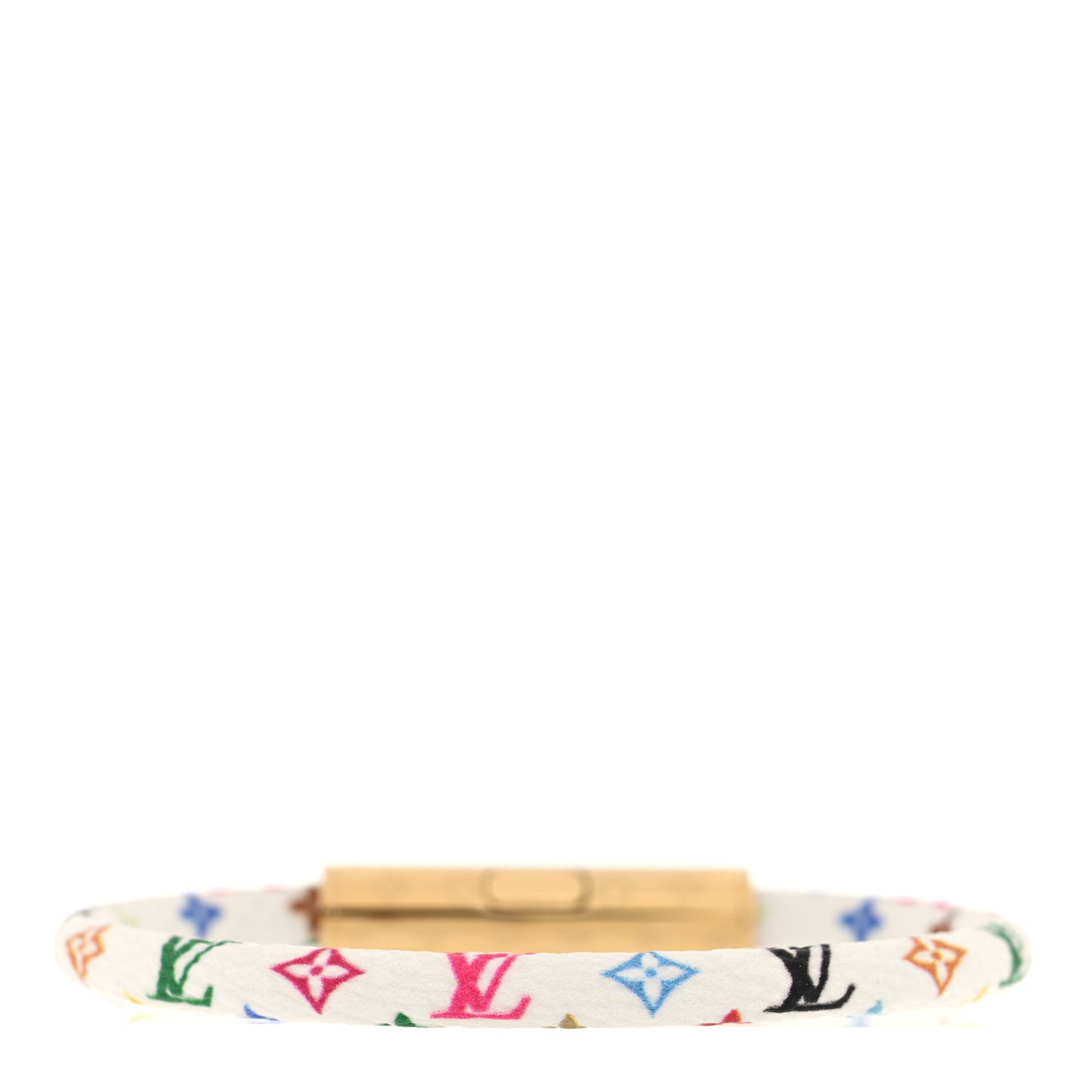 LV X TM Monogram Multicolor LV Confidential Bracelet 17 White White